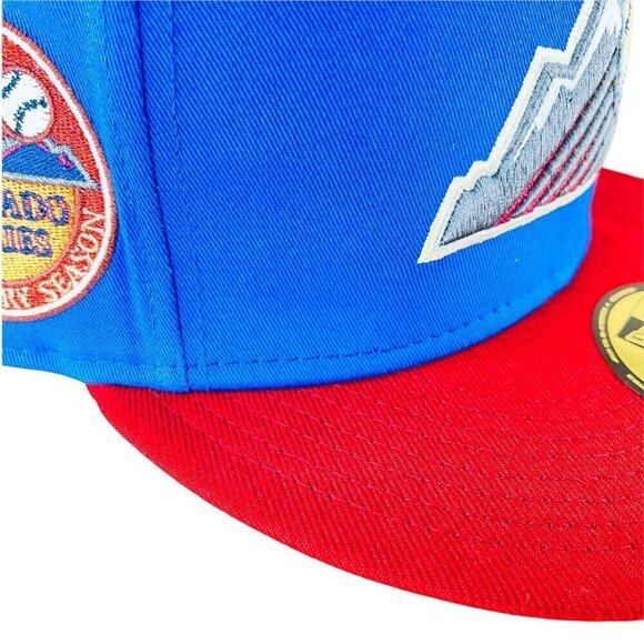 MyFitteds Colorado Rockies - Wings of Fire New Era Fitted Cap 7 1/2 NOT Hat Club - Picture 7 of 7